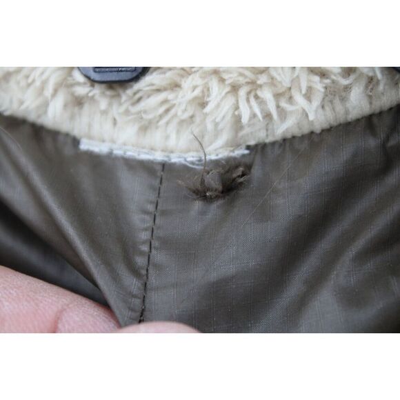 PATAGONIA Beige Reversible LOS LOBOS Fleece Zip Vest Medium Women - Picture 6 of 6